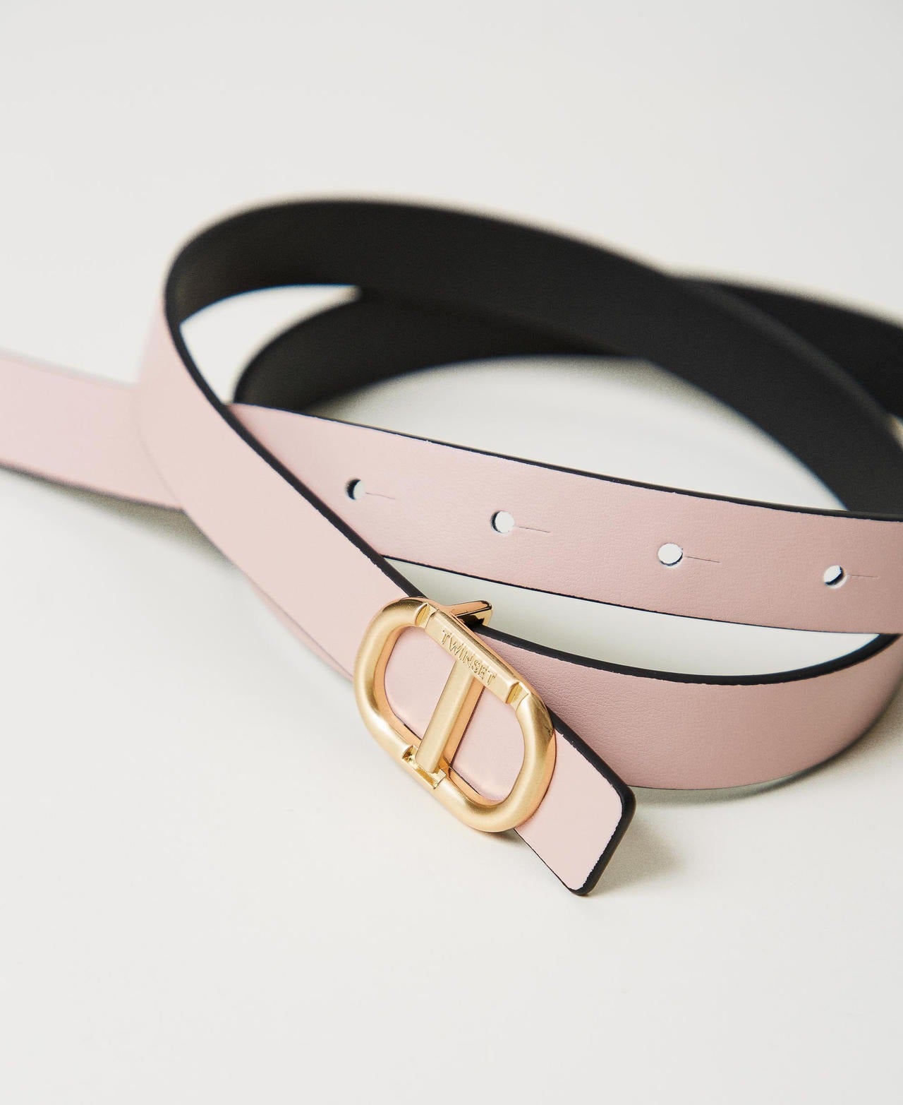 TWINSET Cintura Donna 251TA4381 Bic. Nero Rosa Parisienne