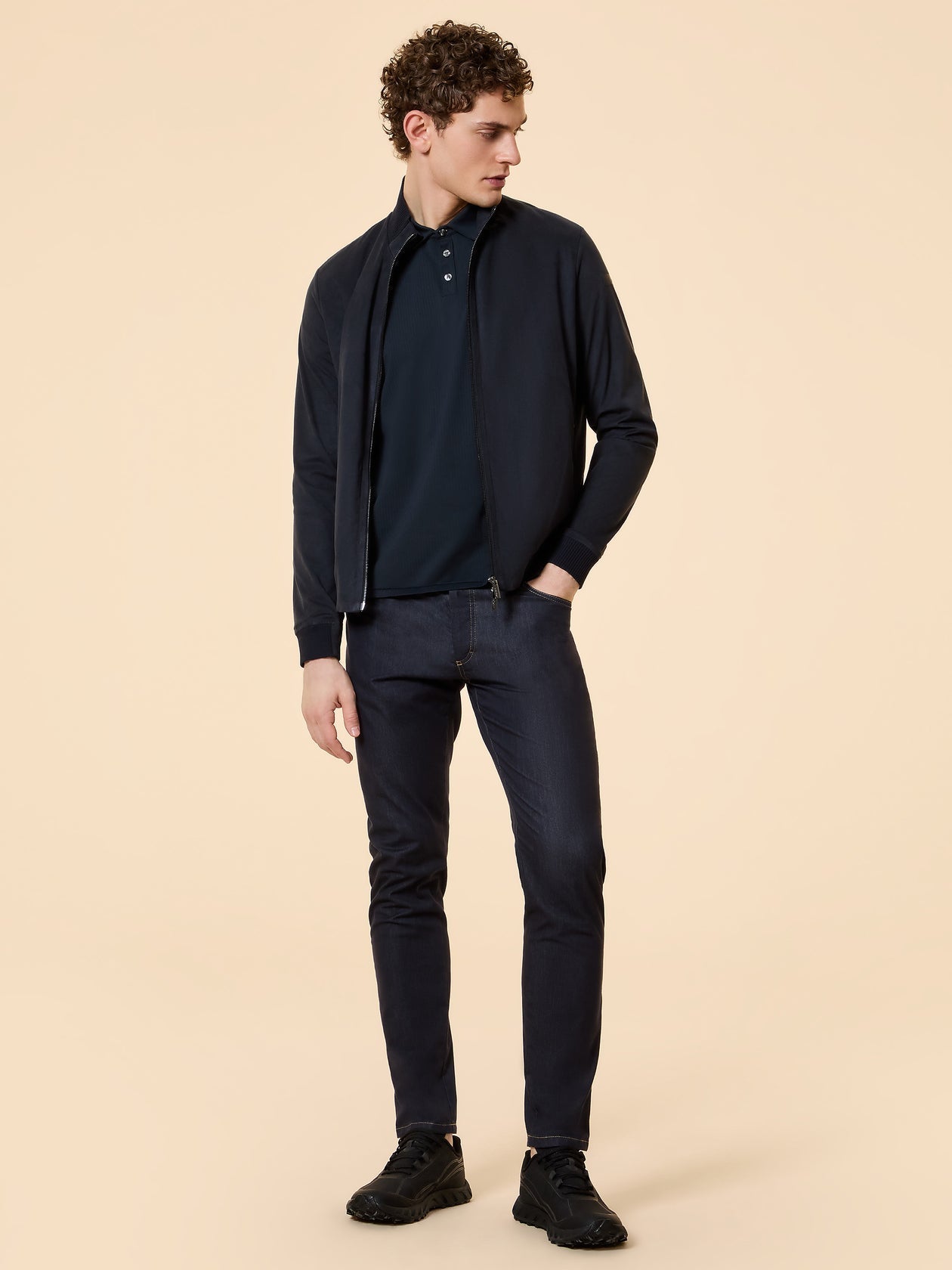 RRD Roberto Ricci Designs Giubbino Uomo Nabucco Jkt 26019 Blue Black 60