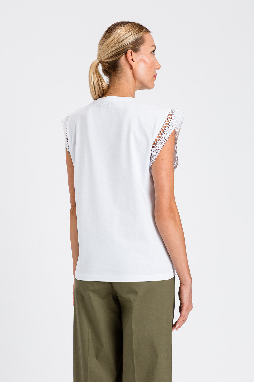 TWINSET T-Shirt 261TT2063 Bianco Ottico
