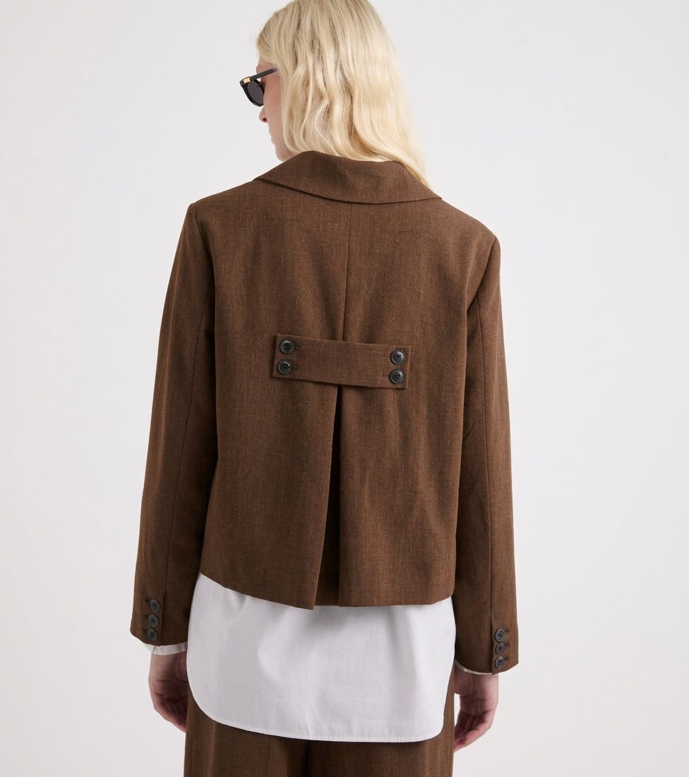 ALESSIA SANTI Giacca Stretch 621SD35001 Cognac