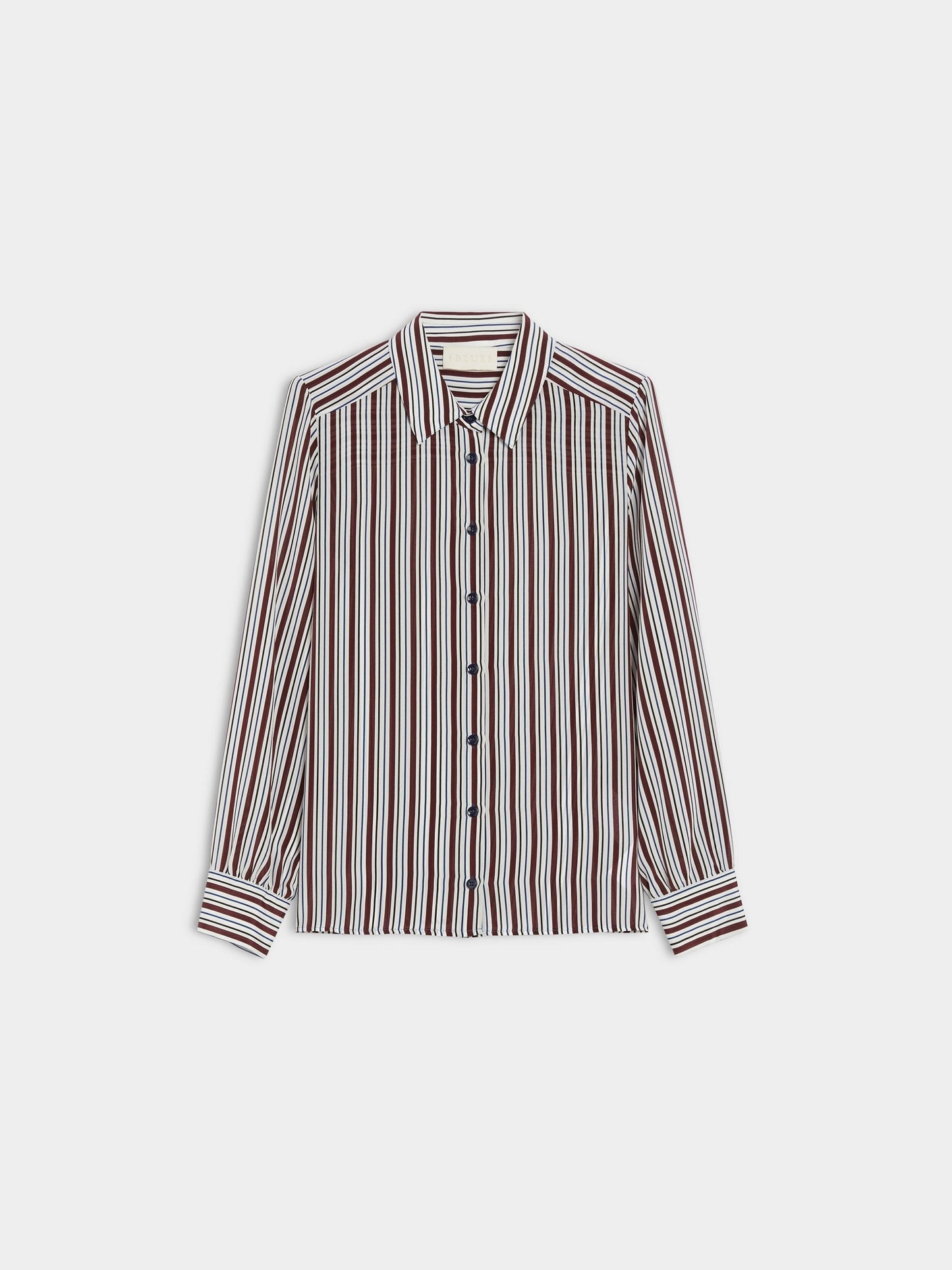I BLUES Camicia Donna VULCANO Righe Bordeaux