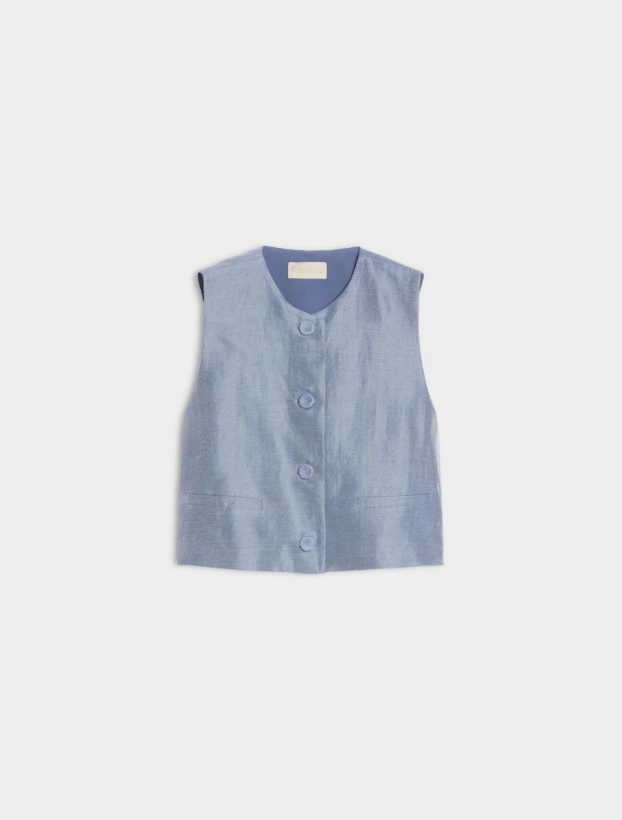 I BLUES Gilet IBLALBERO Azzurro