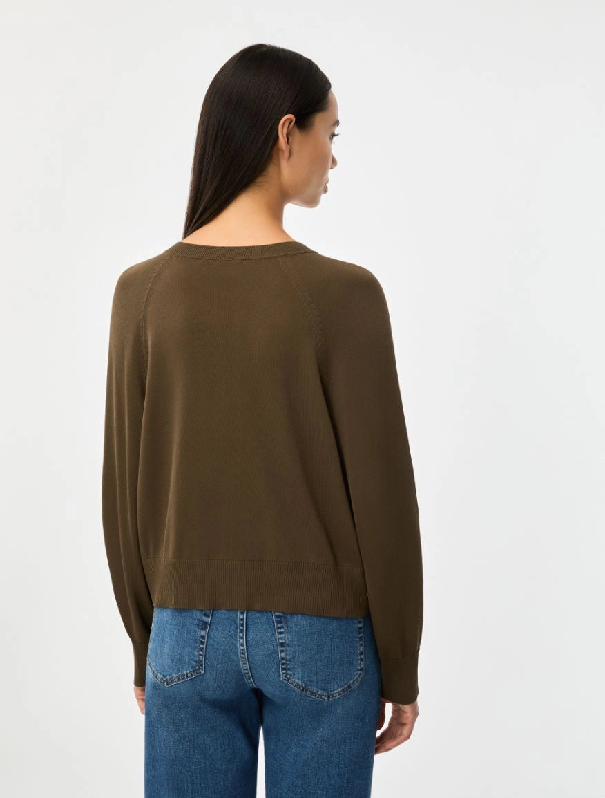 I BLUES Cardigan Misto Viscosa IBLVISIERA Kaki