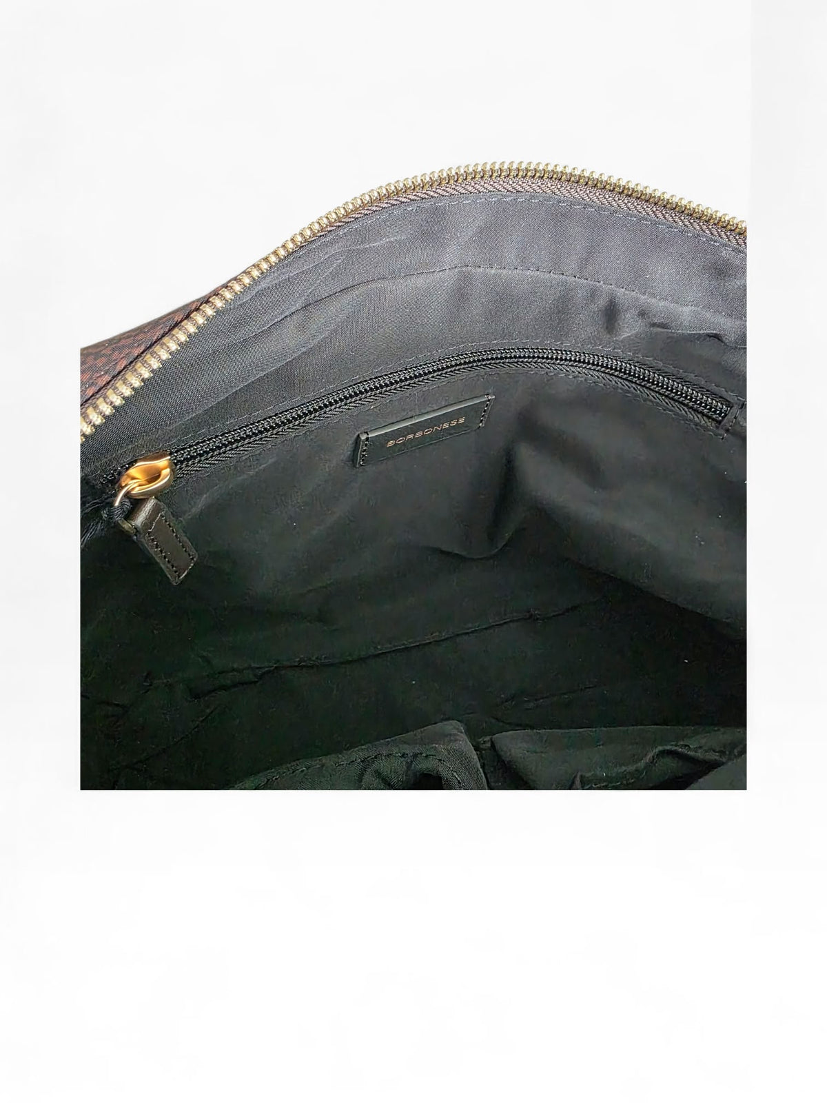 BORBONESE Borsa B-Club Camera Case Medium 91010345 0288 269 Cioccolato Caffè