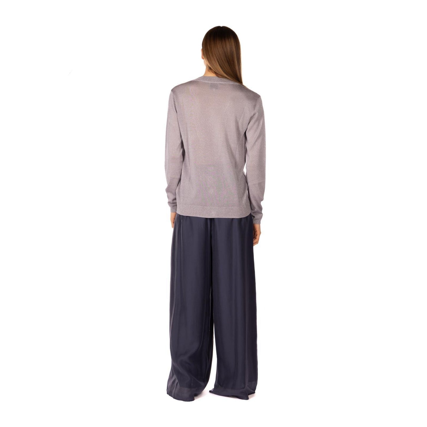 ALESSIA SANTI Maglia Cardigan 511SD53016 Cenere