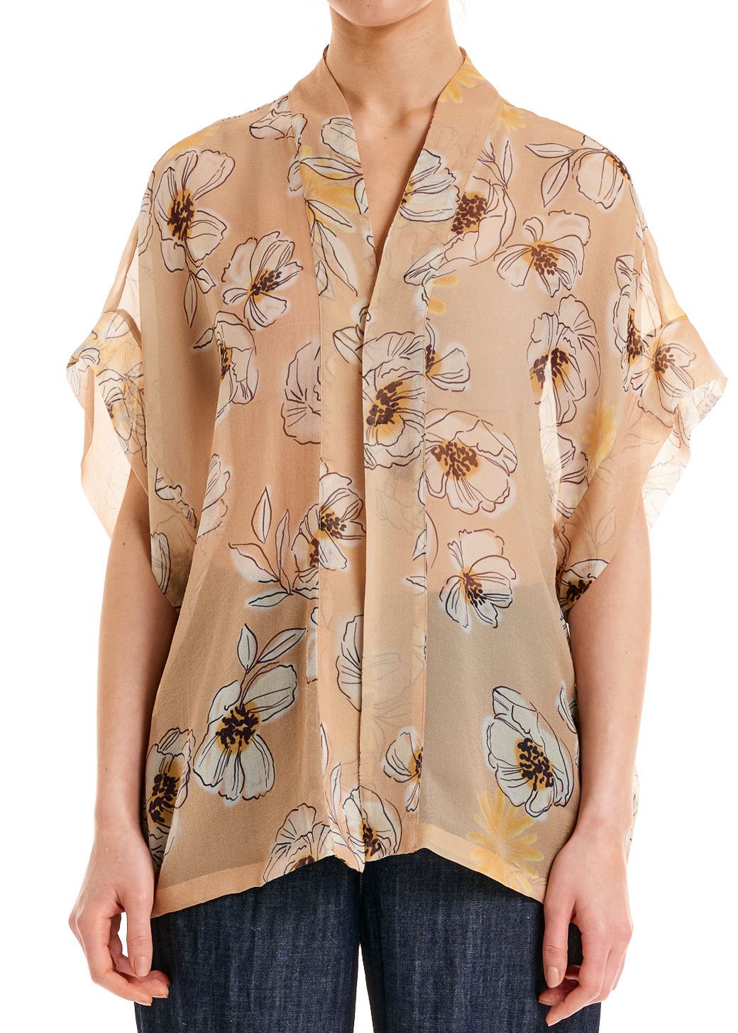 ALESSIA SANTI Kimono 611SD35034 Pesca