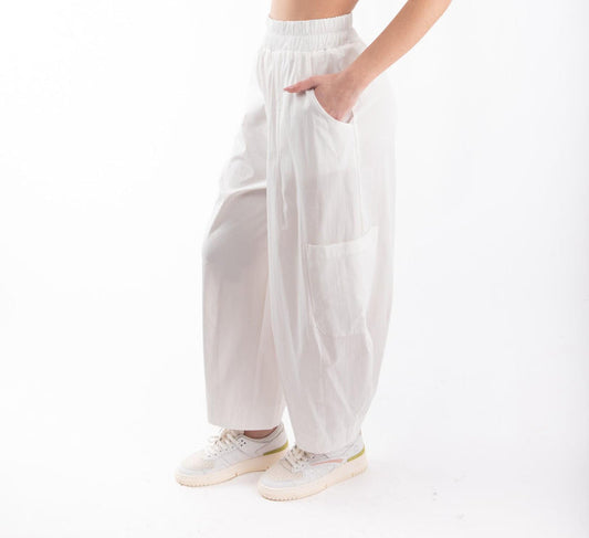 ALESSIA SANTI Pantaloni 611SD25032 Bianco