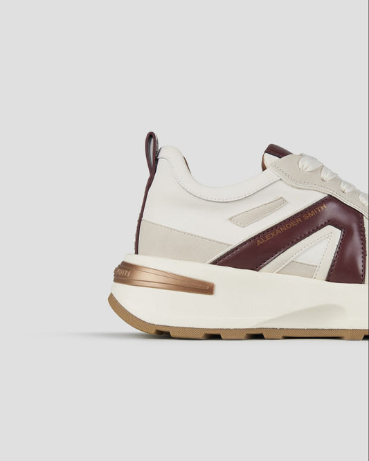 ALEXANDER SMITH Sneakers LIVERPOOL DONNA ASBCLPW2006FBX Off White Bordeaux