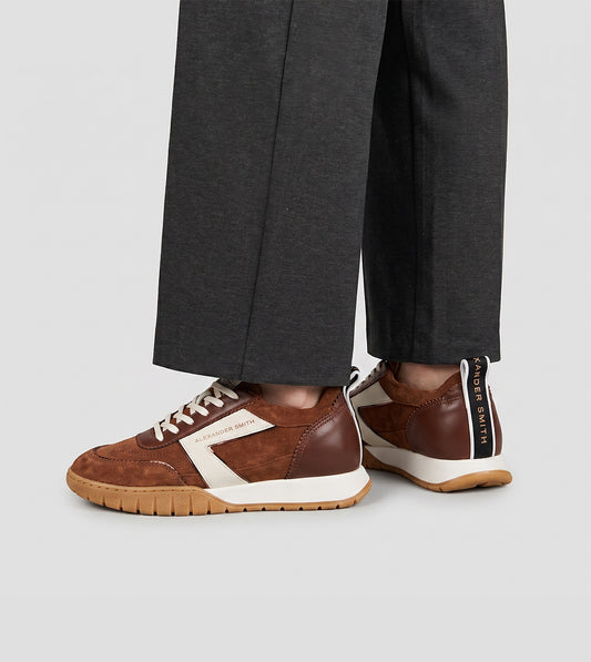 ALEXANDER SMITH Sneakers Donna ABBEY ASBEAYW8195CNF Cognac Off White