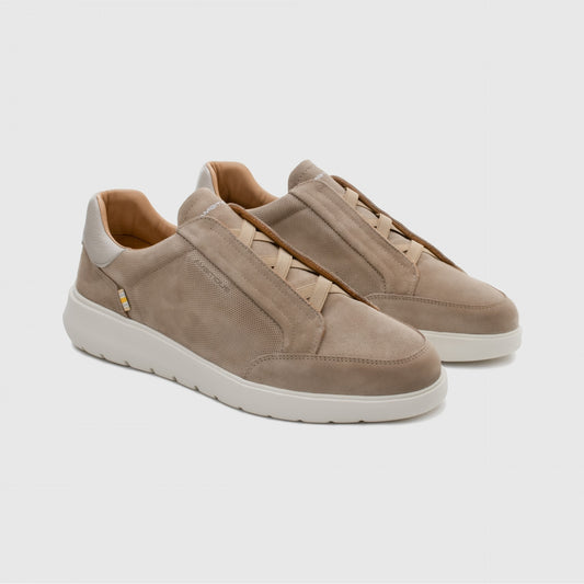 Sneaker Slip-On AMBITIOUS Hover Uomo Taupe - Suola EVA