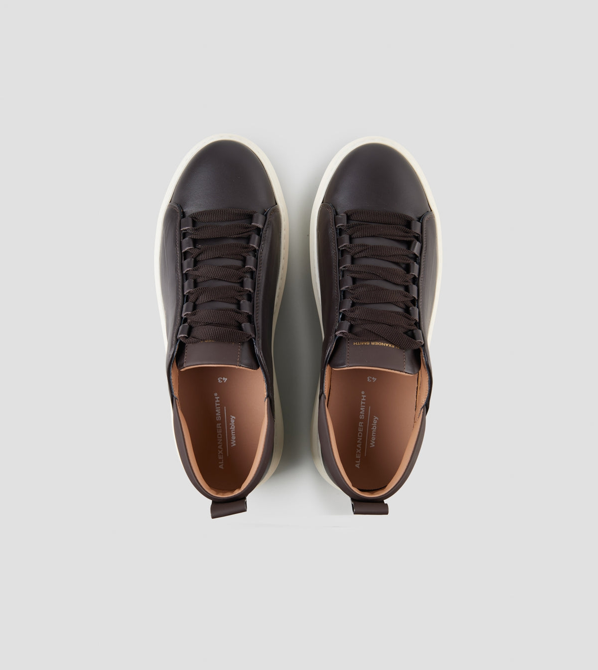 ALEXANDER SMITH Sneakers Uomo WEMBLEY HIGH FREQUENCY ASBEWFM2319DBN Dark Brown