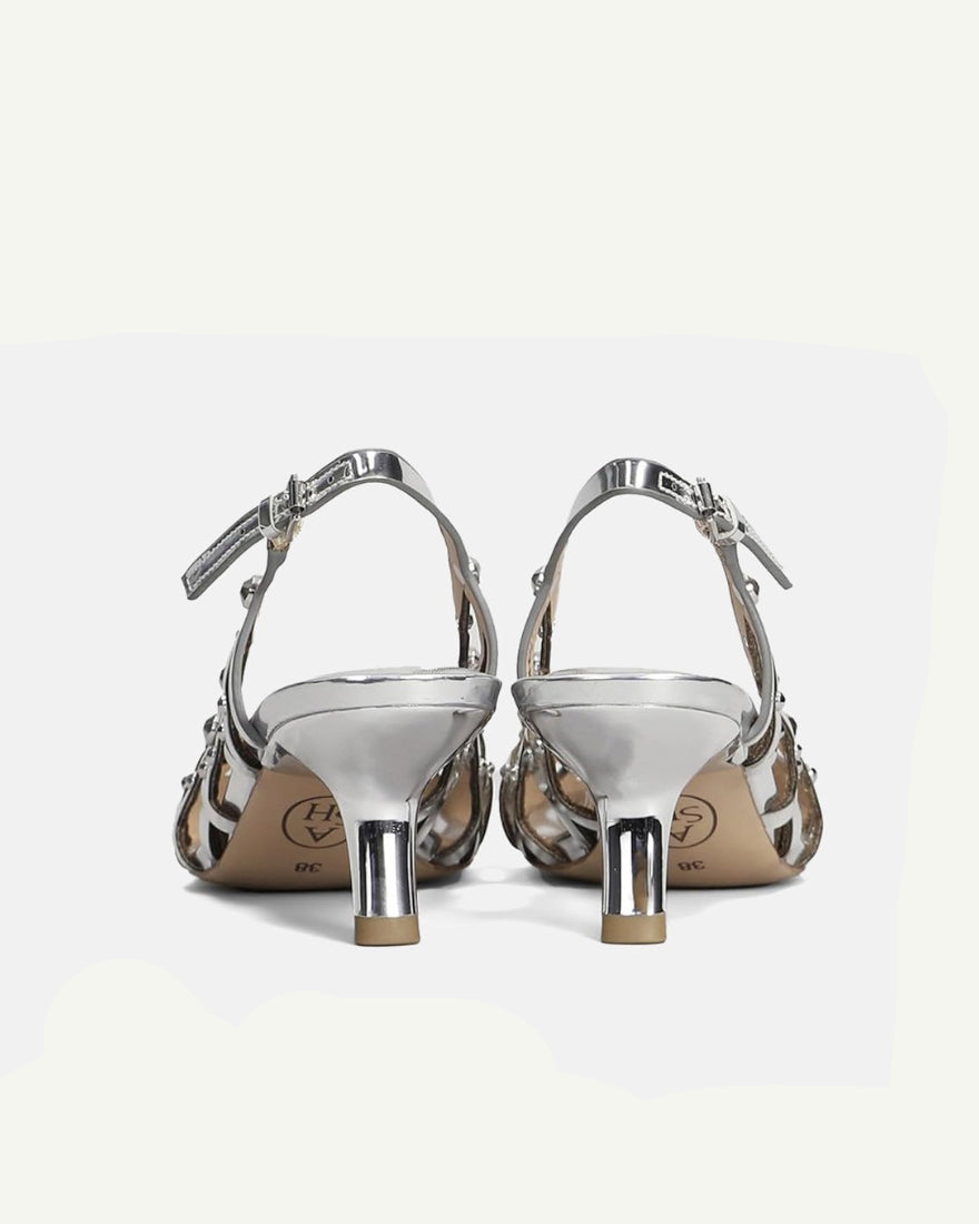 ASH Women's Decollete BIZZARRE 05 COMBO E Silver