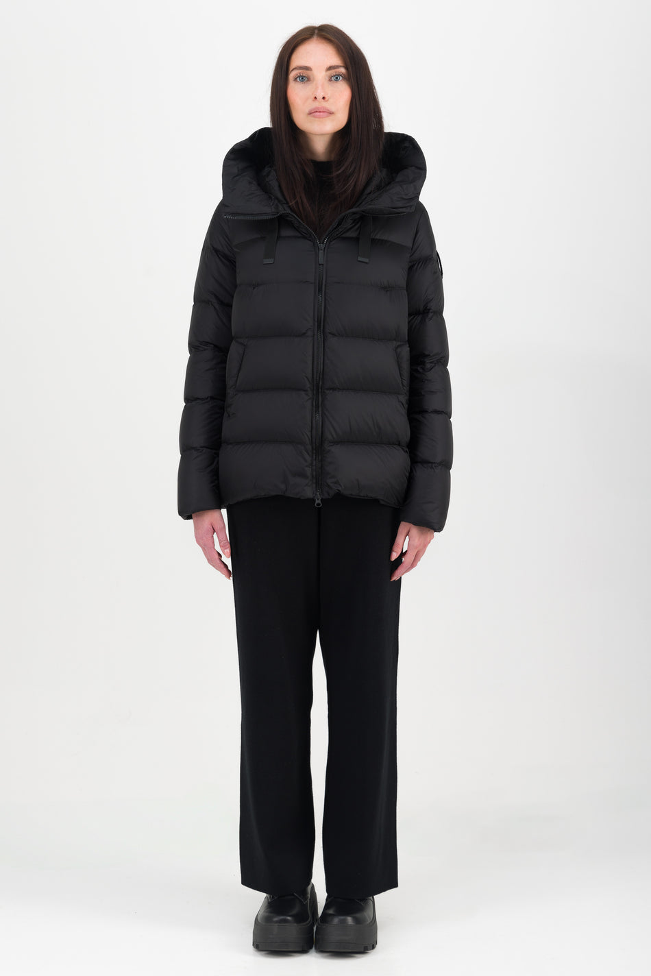 BOMBOOGIE Piumino Corto Donna Rome Down Jacket GW6012TMST Black 90