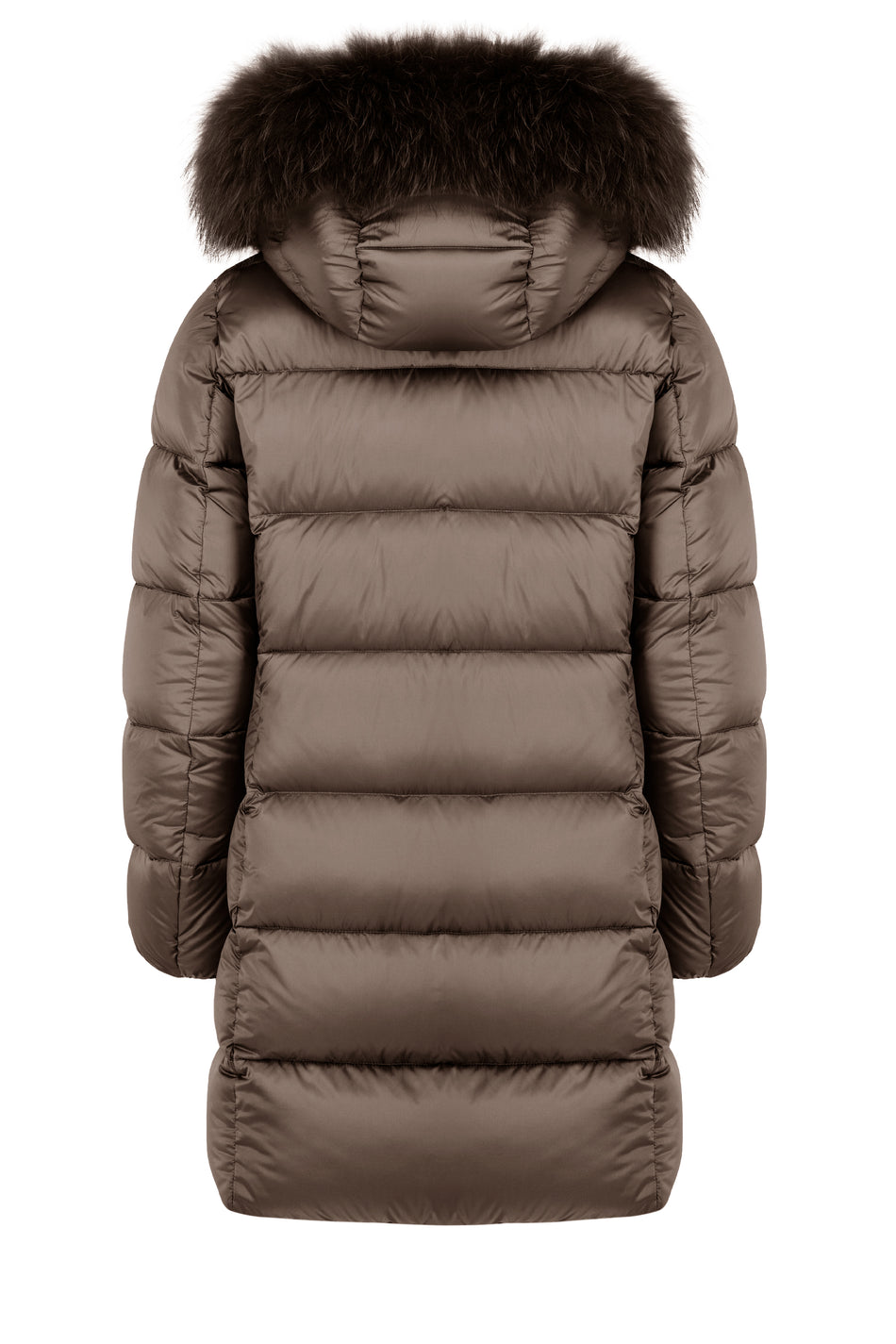BOMBOOGIE Piumino lungo Donna Hooded Down Jacket CW786TDLC6 Urban Bronze 148