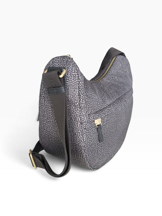 BORBONESE Borsa B-Club Luna Medium 91010341 X95 M32 Catrame