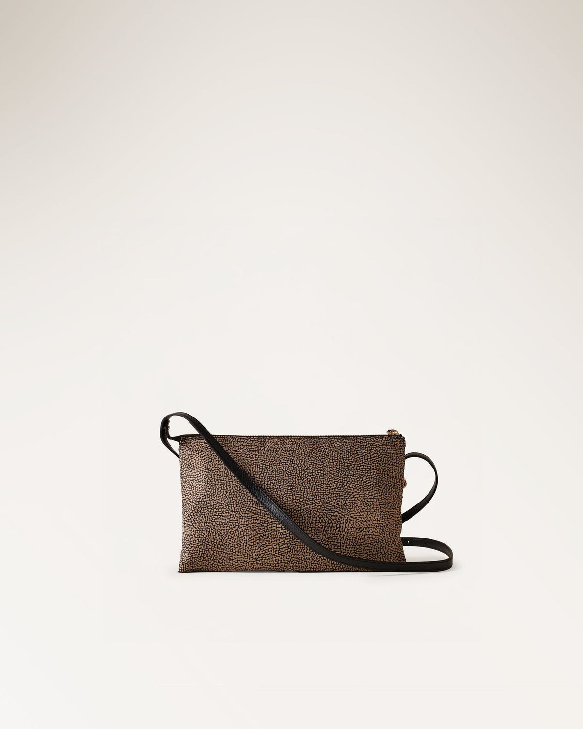 BORBONESE Borsa Cross Over 91010353 0189 X11 OP Naturale Nero