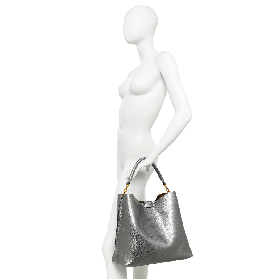 Gianni Chiarini Borsa Donna ARETHA BS 11833 RNGDBL City Noir-Castoro