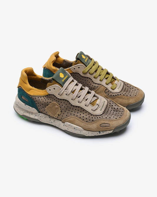 SATORISAN Sneakers Uomo CHACRONA LASER PREMIUM Loden Brown