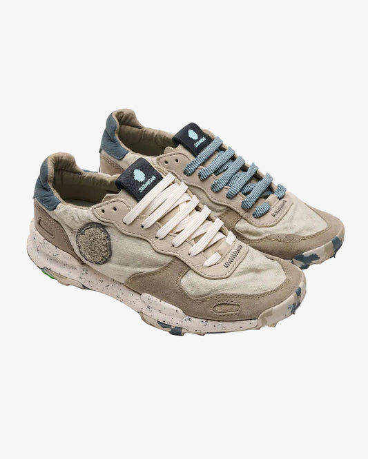 SATORISAN Sneakers Uomo CHACRONA LINEN Light Grey
