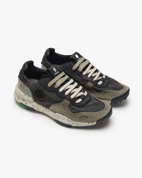SATORISAN Sneakers Uomo CHACRONA LINEN Fumo Black