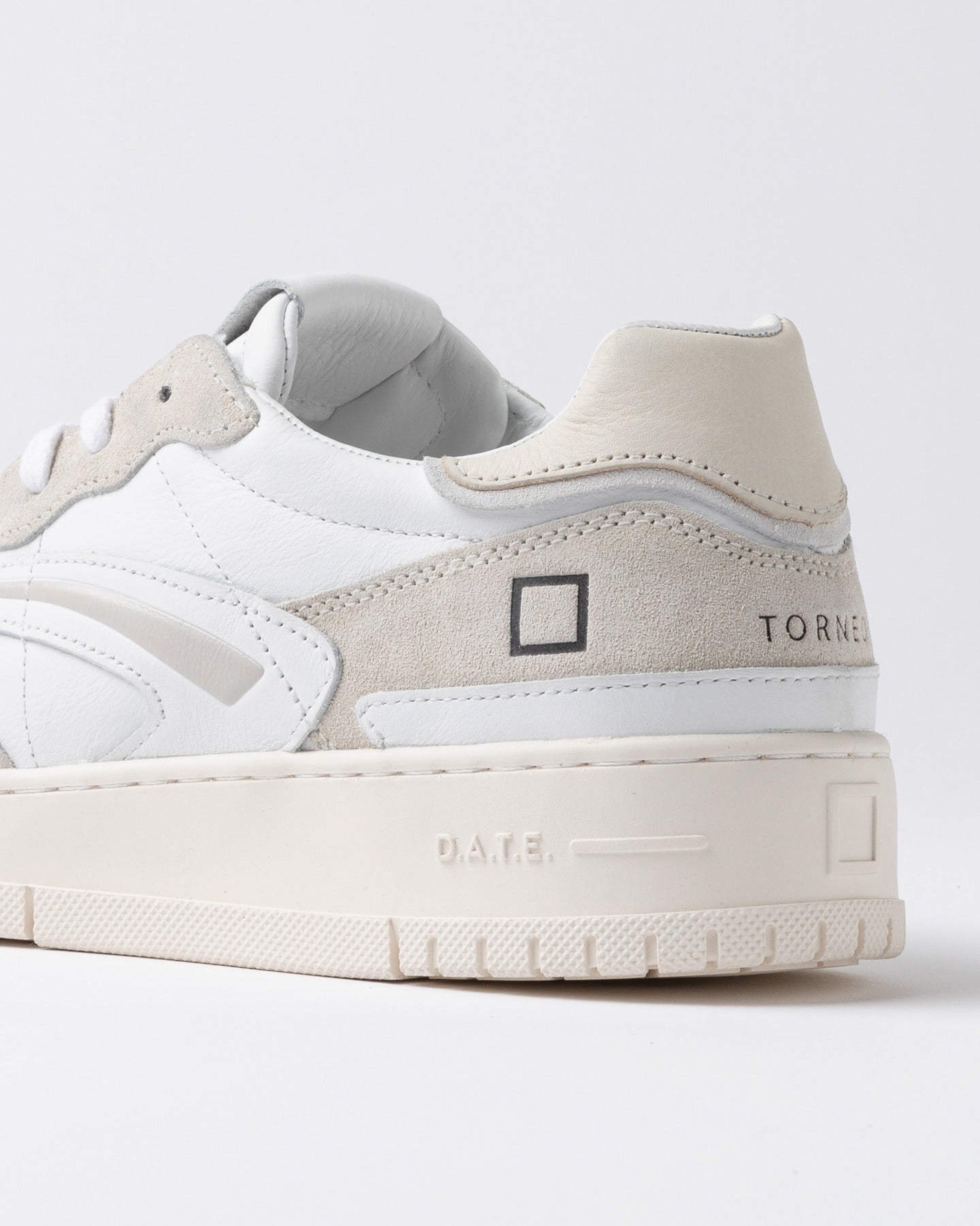 D.A.T.E. Sneakers Uomo TORNEO PURE BASIC White Beige