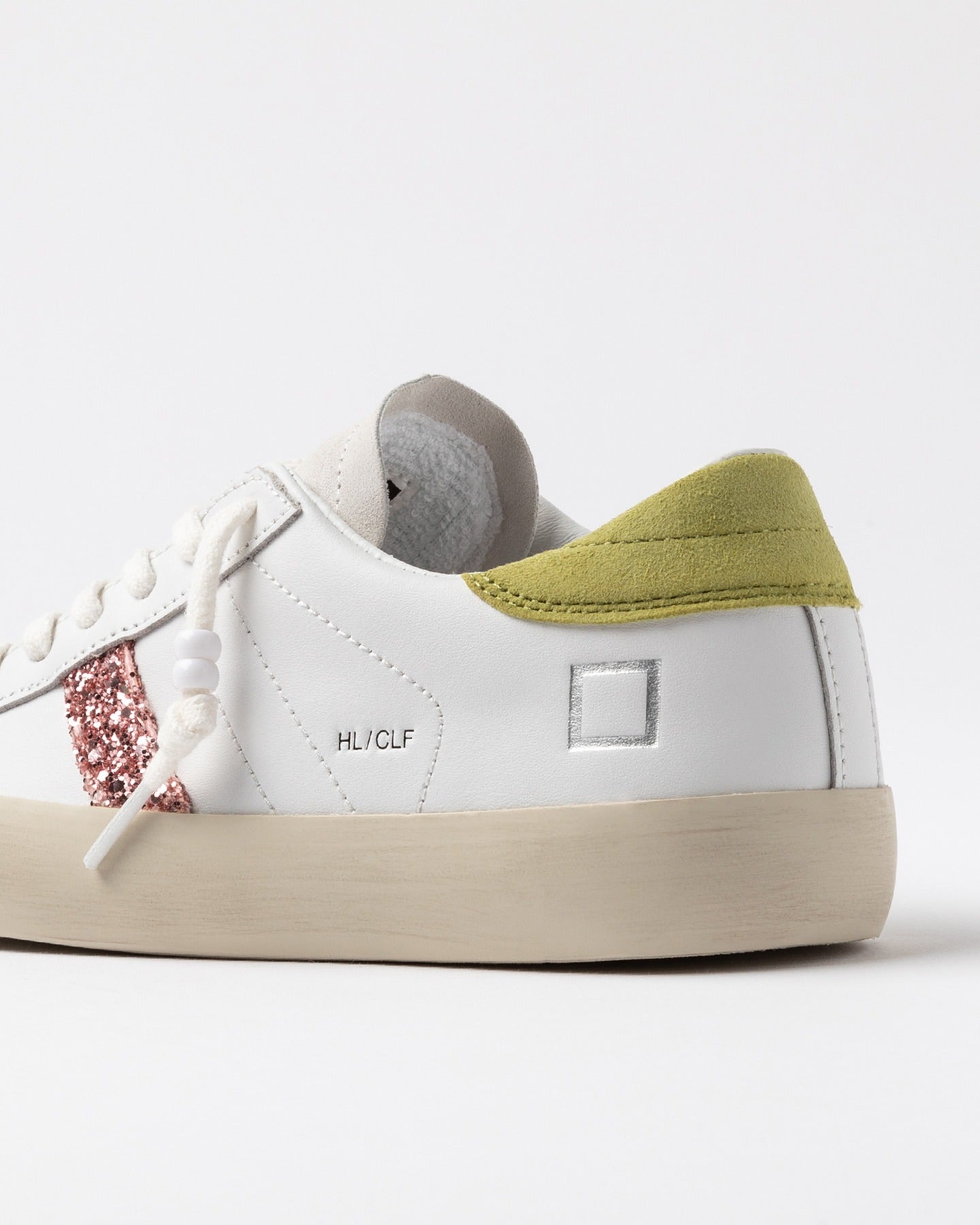 D.A.T.E. Sneakers Donna HILL LOW CALF White Kiwi