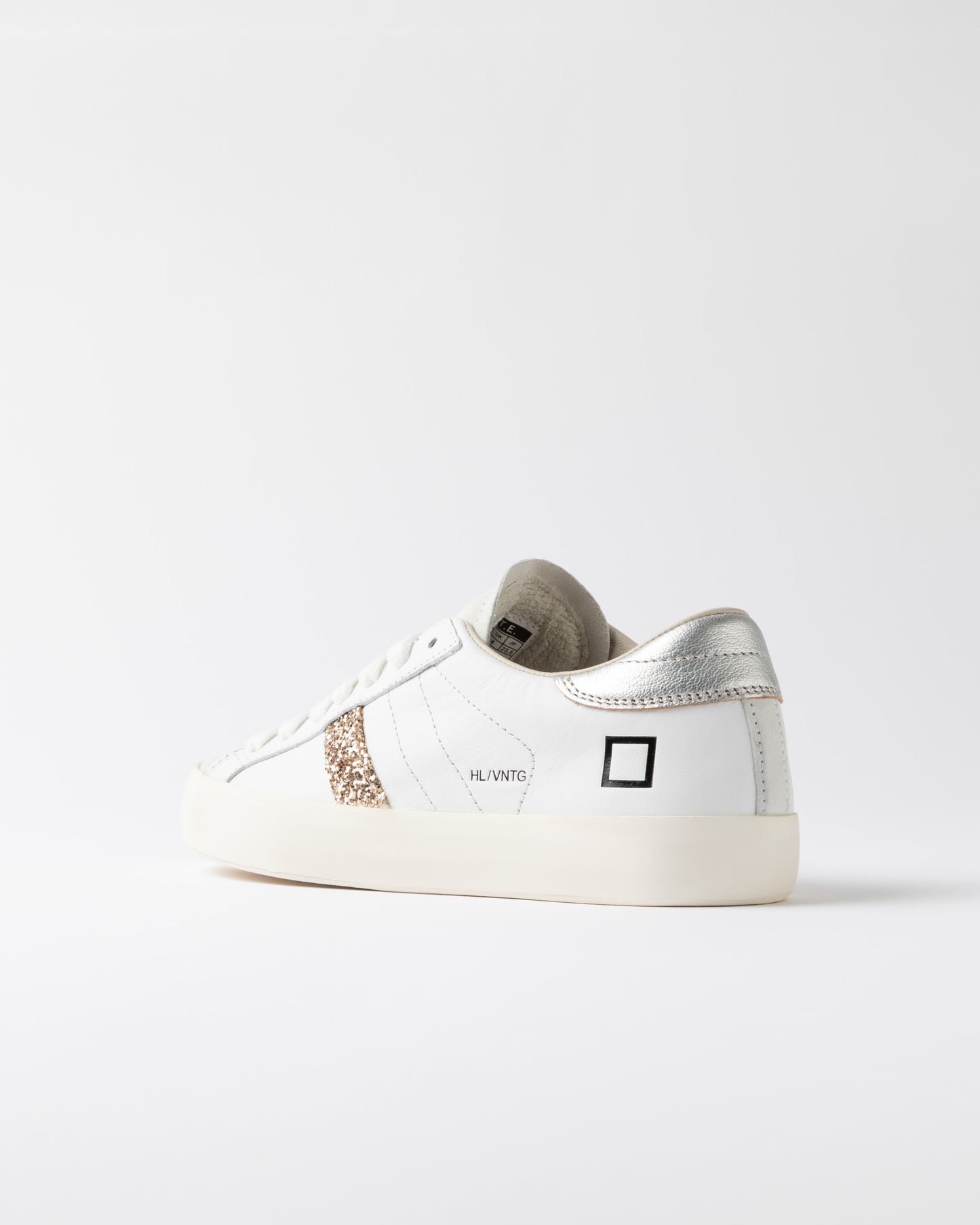 D.A.T.E. Sneakers Donna HILL LOW VINTAGE White Silver