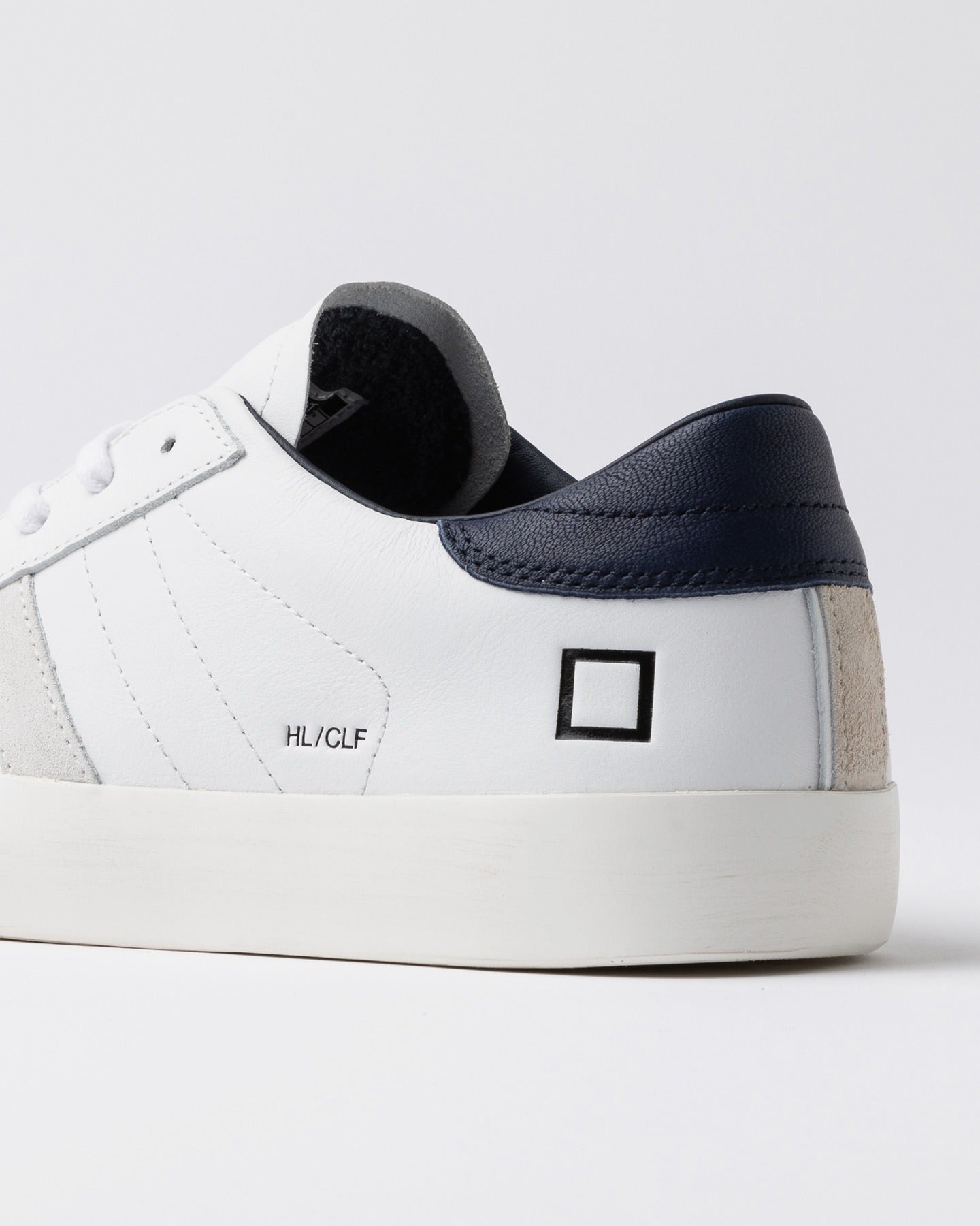 D.A.T.E. Sneakers Uomo HILL LOW CALF White Blue