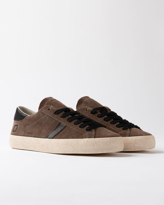 D.A.T.E. Sneakers Uomo HILL LOW Suede Brown