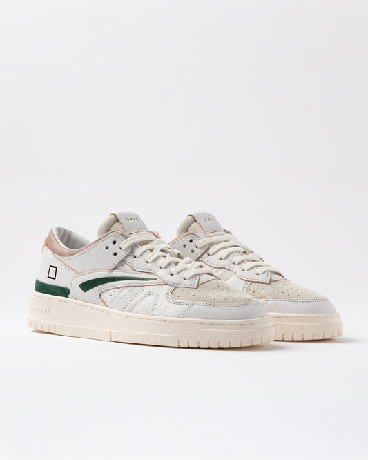 D.A.T.E. Sneakers Uomo TORNEO COLORED White Green