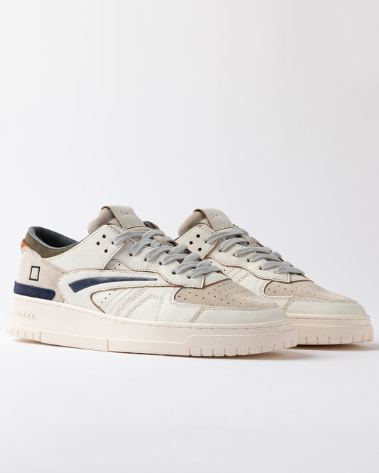 D.A.T.E. Sneakers Uomo TORNEO COLORED White Green