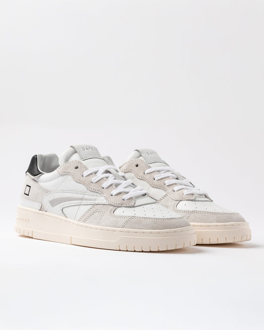 D.A.T.E. Sneakers Uomo TORNEO PURE BASIC White Black