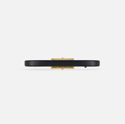 ELISABETTA FRANCHI Cintura con fibbia logo CT57S57E2 Nero