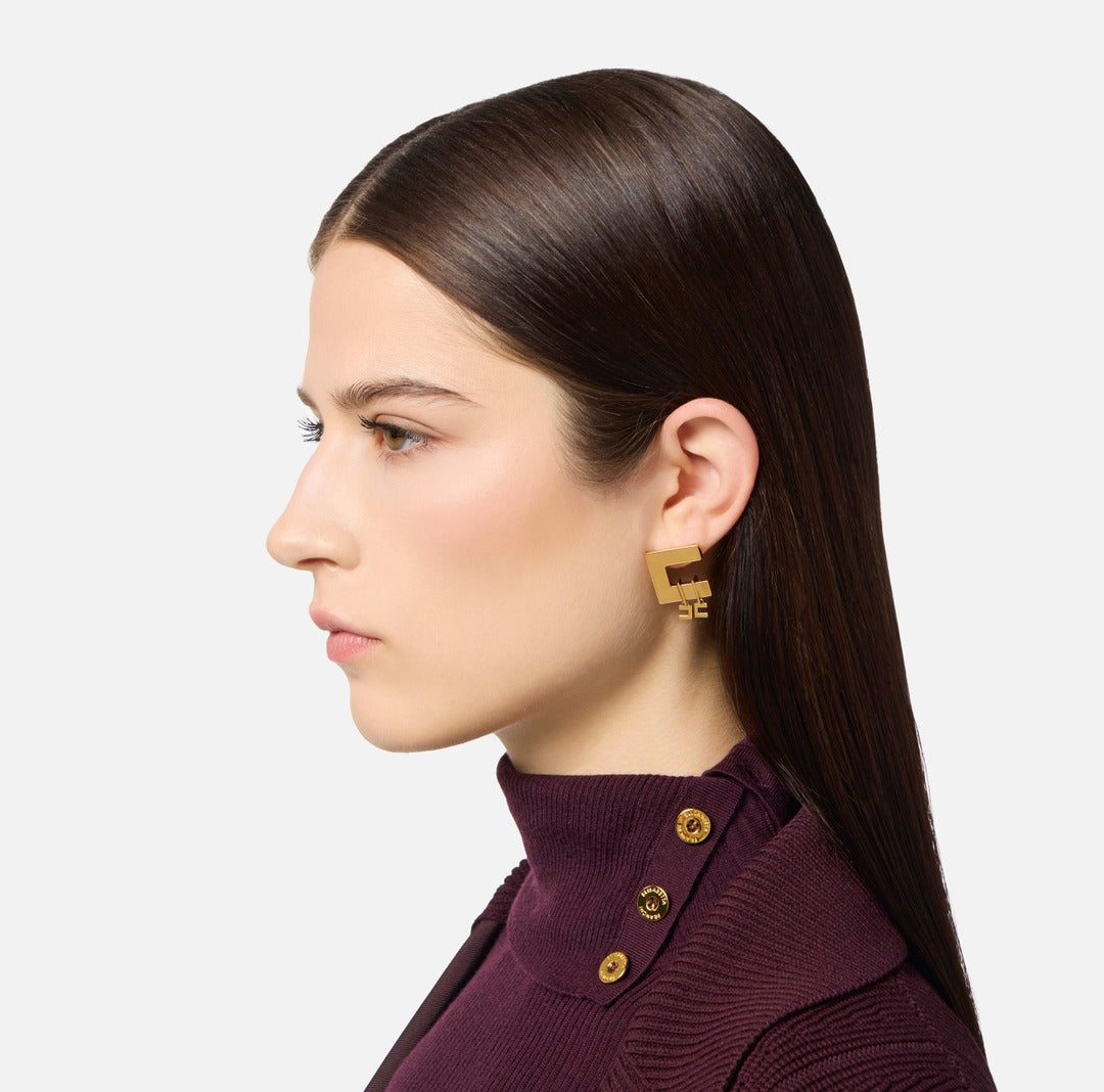 ELISABETTA FRANCHI Orecchini con strass OR03K56E2 Oro Giallo