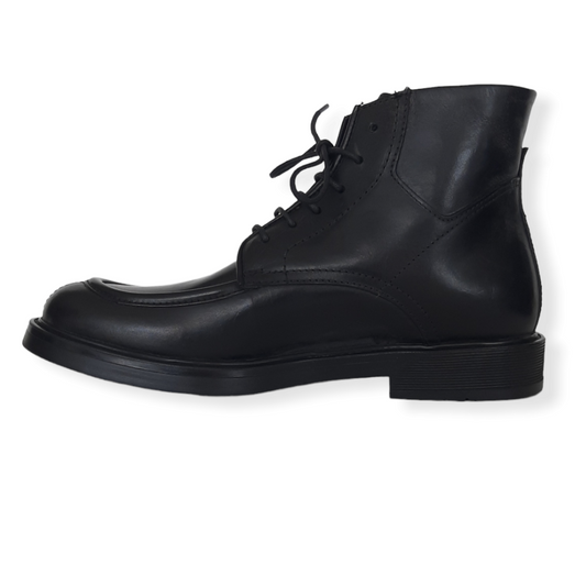 HUNDRED Scarpe Uomo M627-02 Norvegese Alta Vegas Nero.