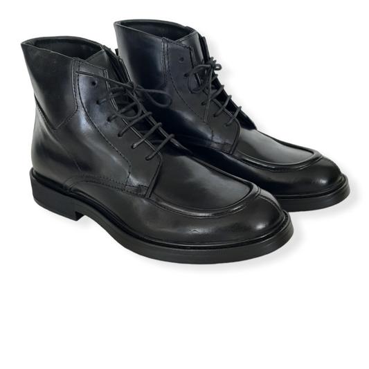 HUNDRED Scarpe Uomo M627-02 Norvegese Alta Vegas Nero.