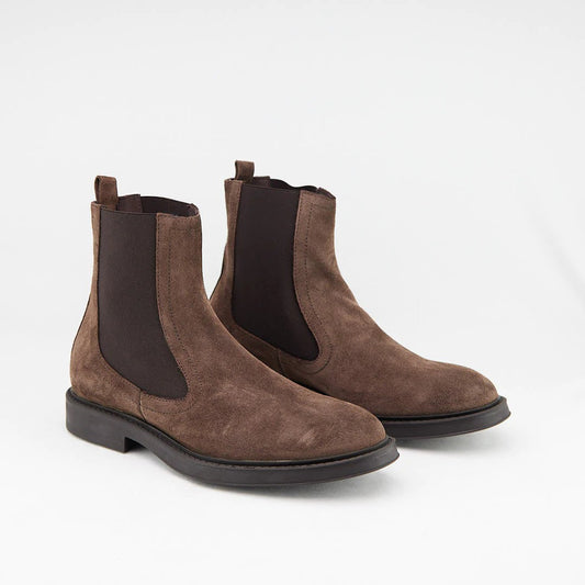 HUNDRED Scarpe Uomo M766-10 Beatles Velour Ebano.