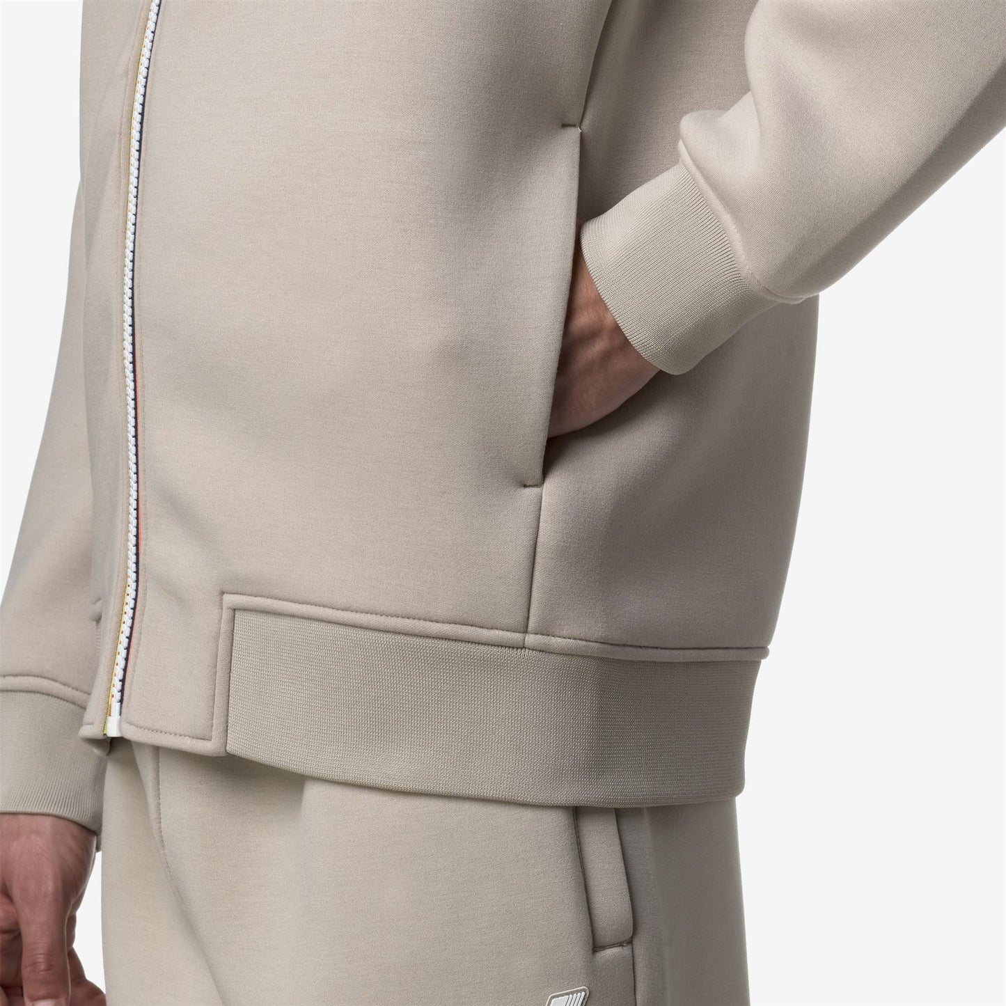 K-WAY Felpa Uomo RAINER SPACER K2141DW Beige Cashmere XP2