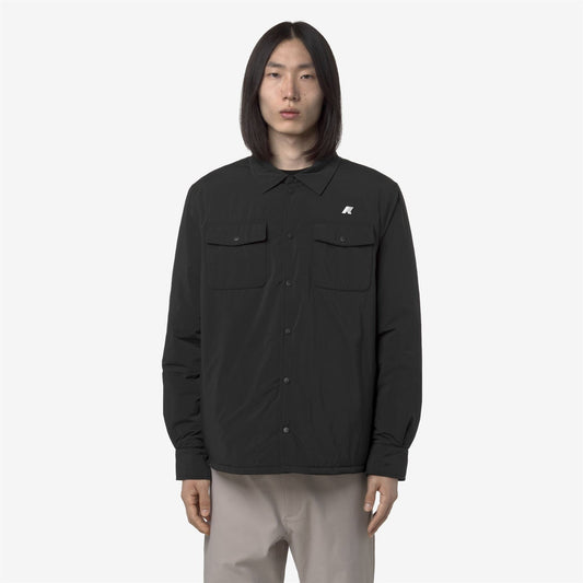 K-WAY Giacca Uomo UMBERT PLAIN WARM K2136JW Black Pure USY