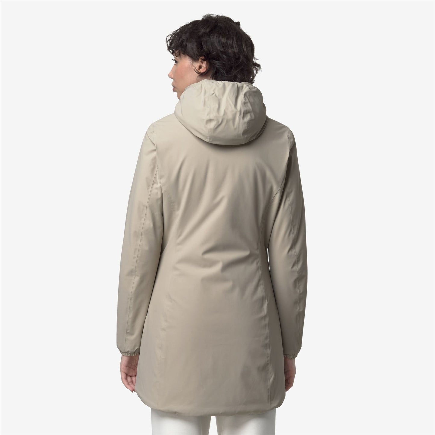 K-WAY Women's Jacket DENISE ST WARM DOUBLE K6128UW Beige Cashmere Black Pure BCF