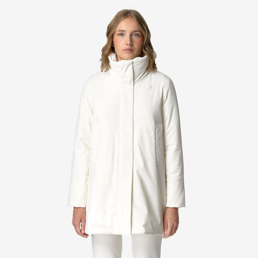 K-WAY Giaccone Donna MARLA ST WARM K7125LW White Gardenia X42