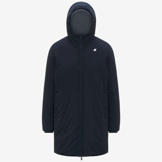 K-WAY Giaccone Uomo JACOB ST WARM DOUBLE K6128WW Blue Airforce Blue Depth B2H