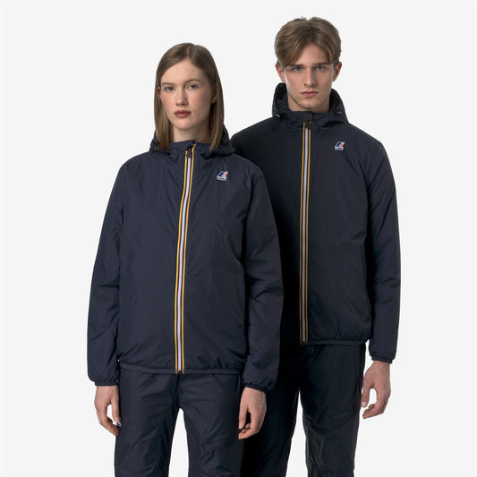 K-WAY Giubbino Uomo LE VRAI 4.0 CLAUDE WARM K61273W Blue Depht K89