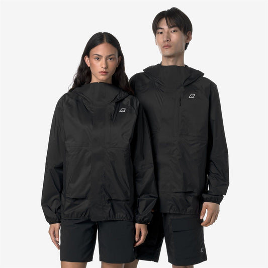 K-WAY Giubbino Uomo ROCHE K5122MW Black Pure USY