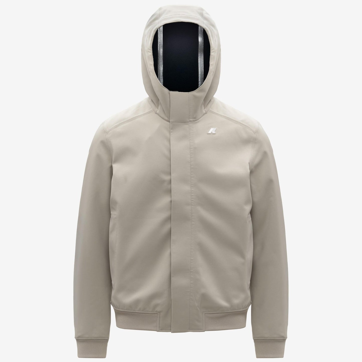 K-WAY Giubbino Uomo JOACHIM BONDED K3135KW Beige Cashmere Blu Depth B2A