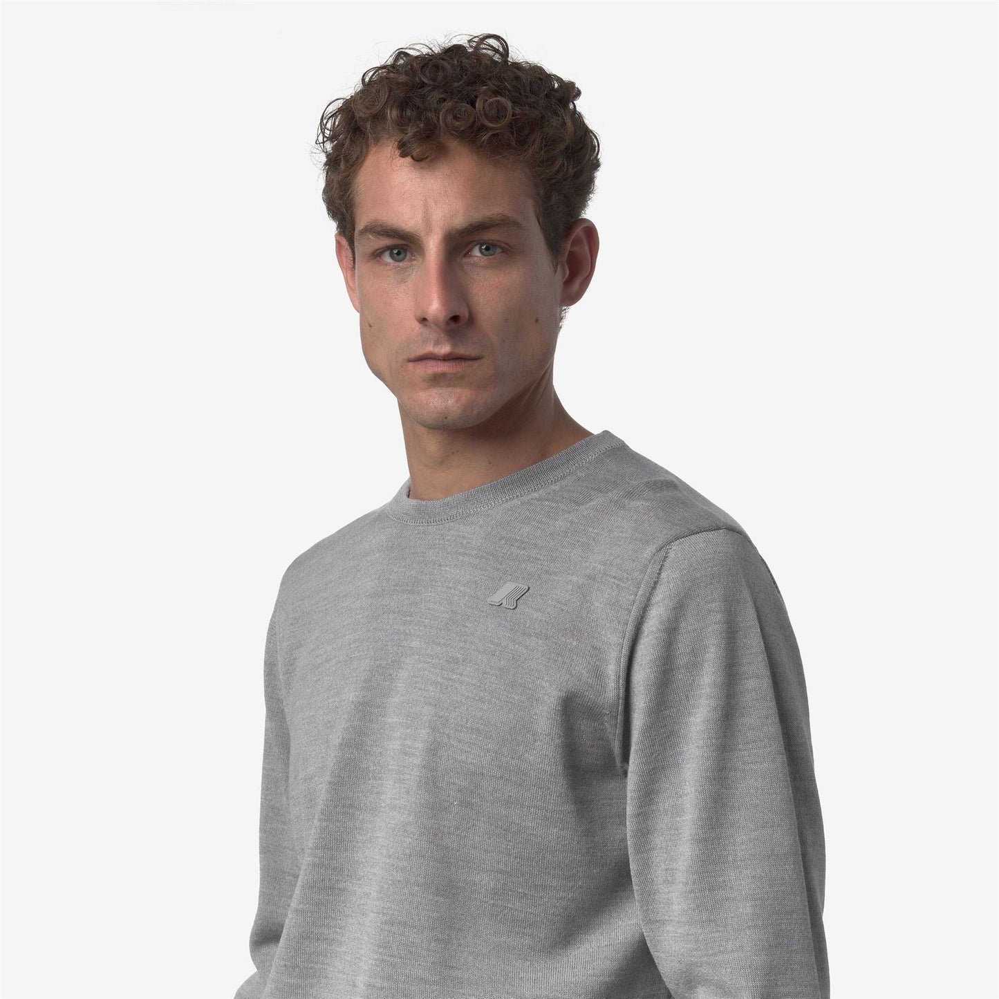 K-WAY Maglia Uomo SEBASTIEN MERINO K2142EW Beige Greyish XBD