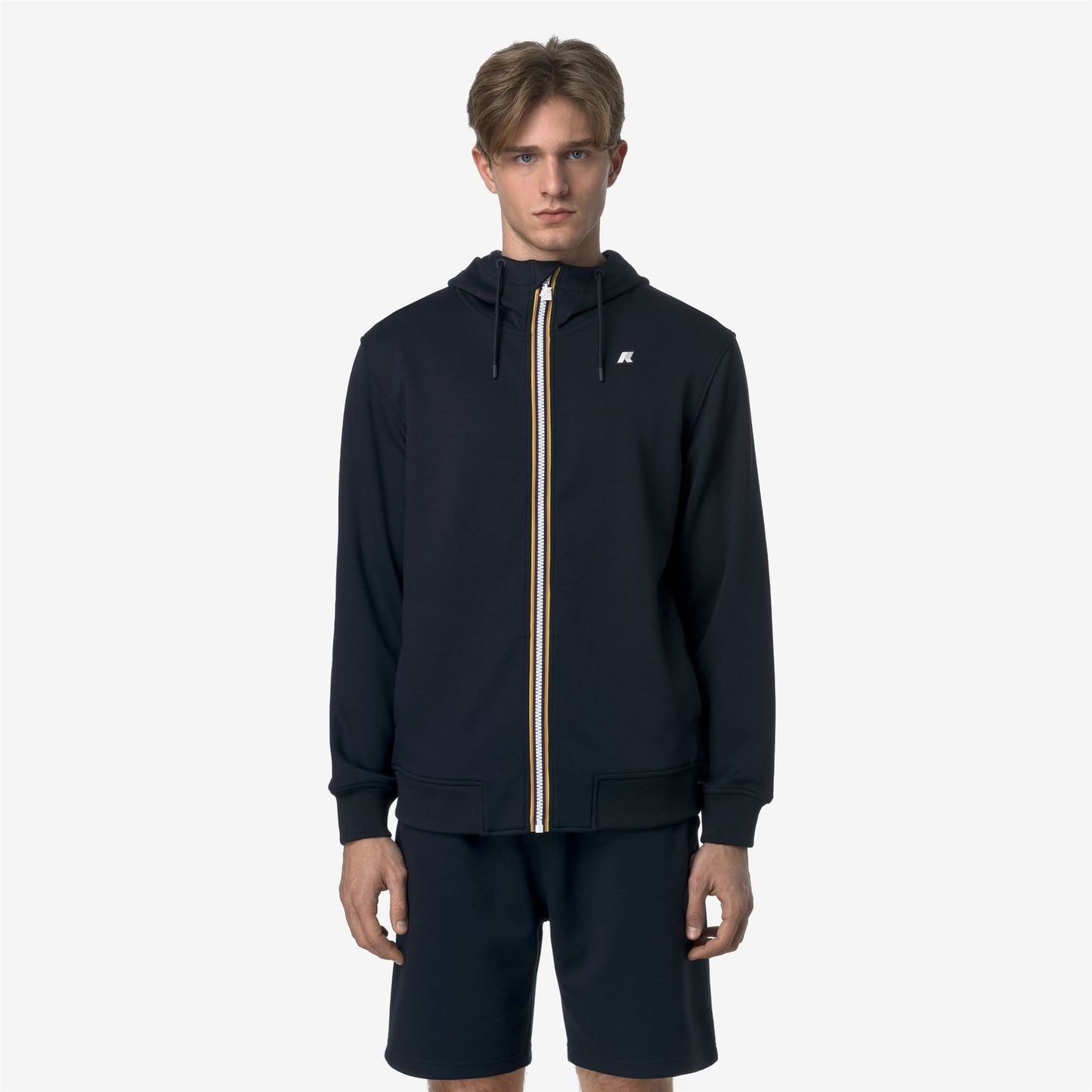 K-WAY Men's Sweatshirt RAINER LIGHT SPACER K1151UW Blue Depth K89