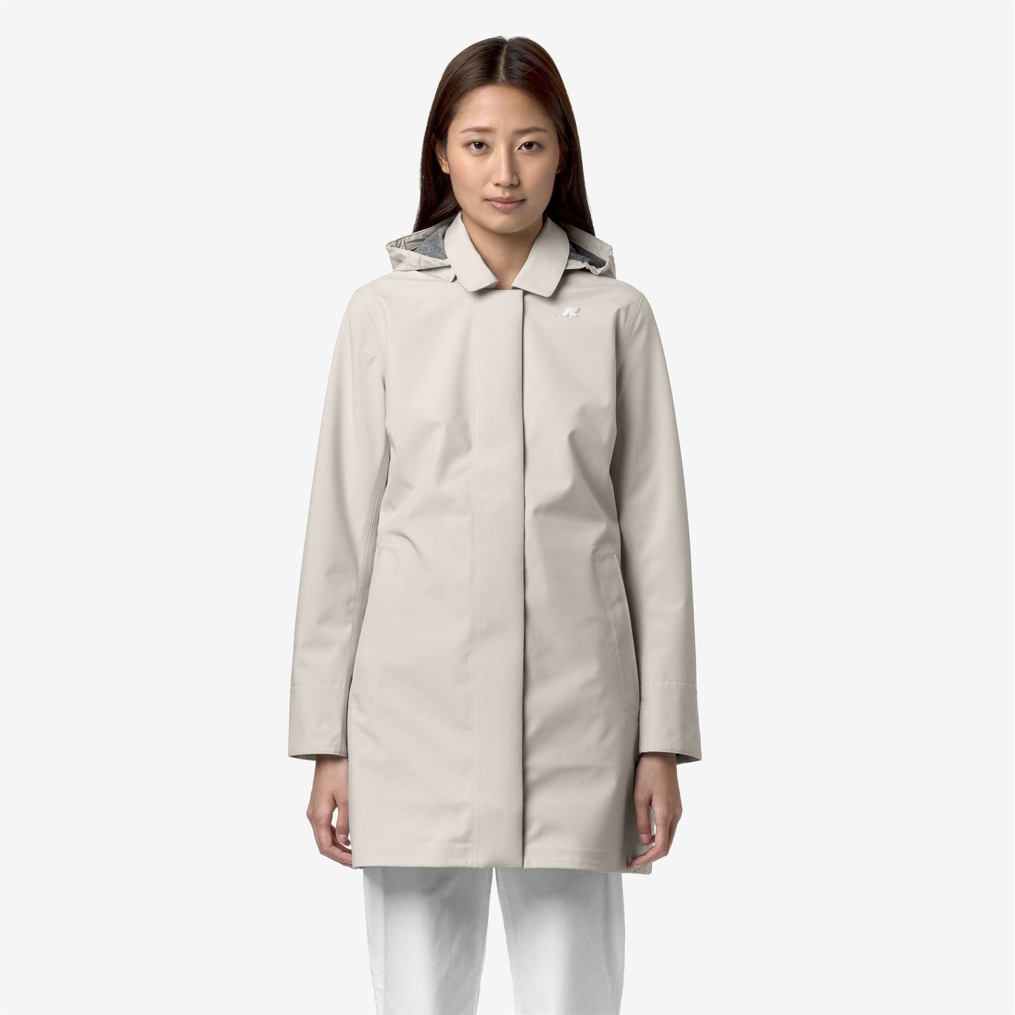 K-WAY Women's Jacket MATHY BONDED JERSEY K7127JW Beige 634 LT