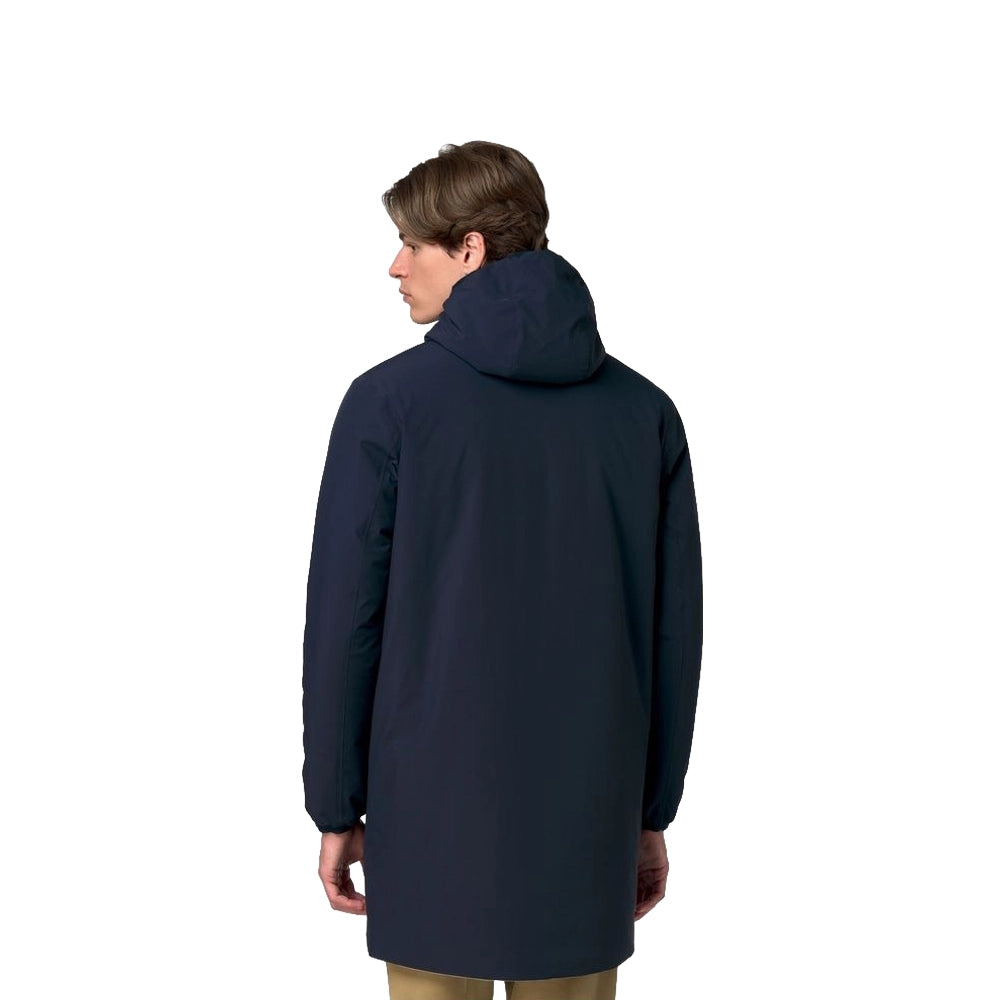 K-WAY Giaccone Uomo JACOB ST WARM DOUBLE K6128WW Blue Depth Beige Khaki D0V