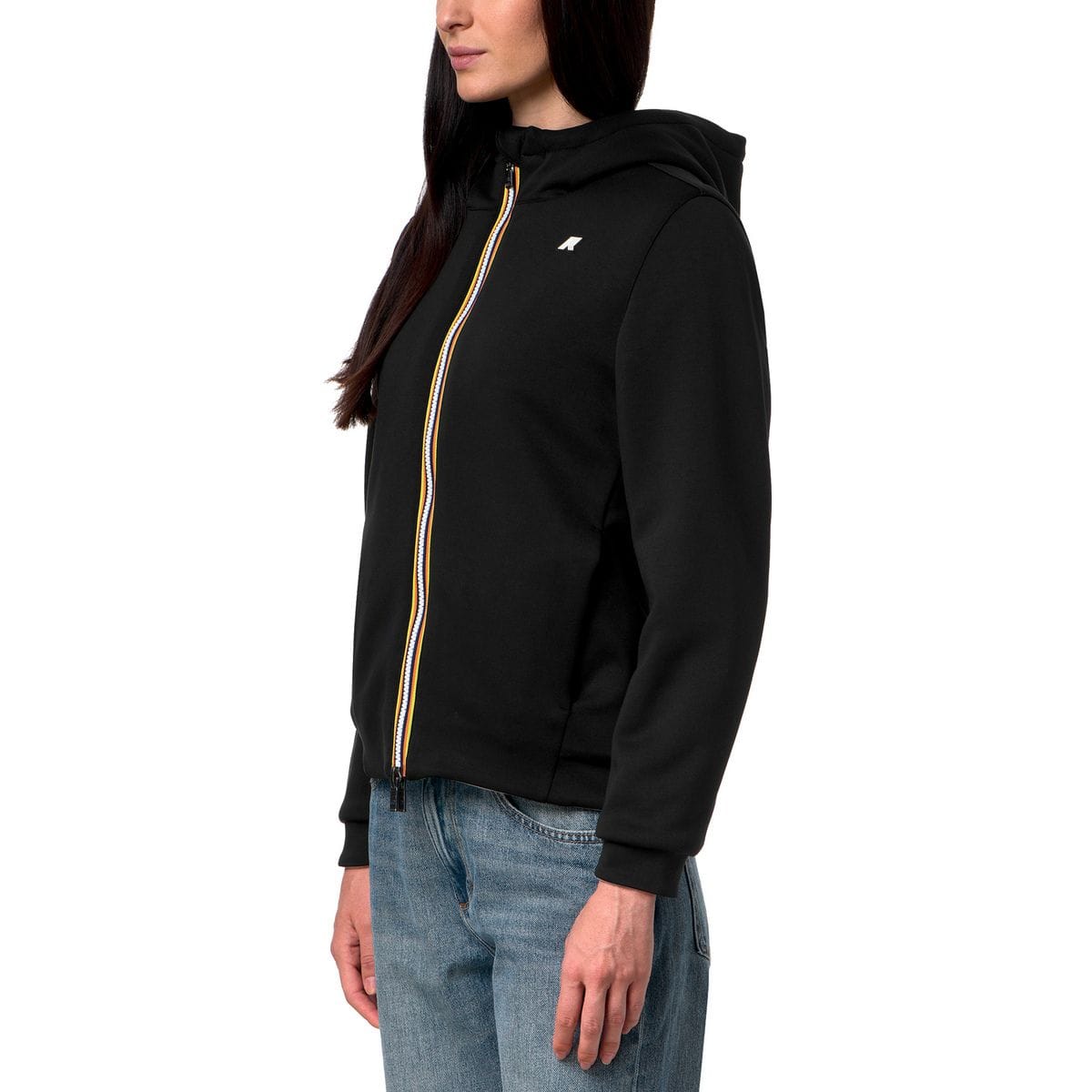 K-WAY Giubbino Donna DEVA LIGHT SPACER FUR DOUBLE K31452W Black Pure Fur DBT